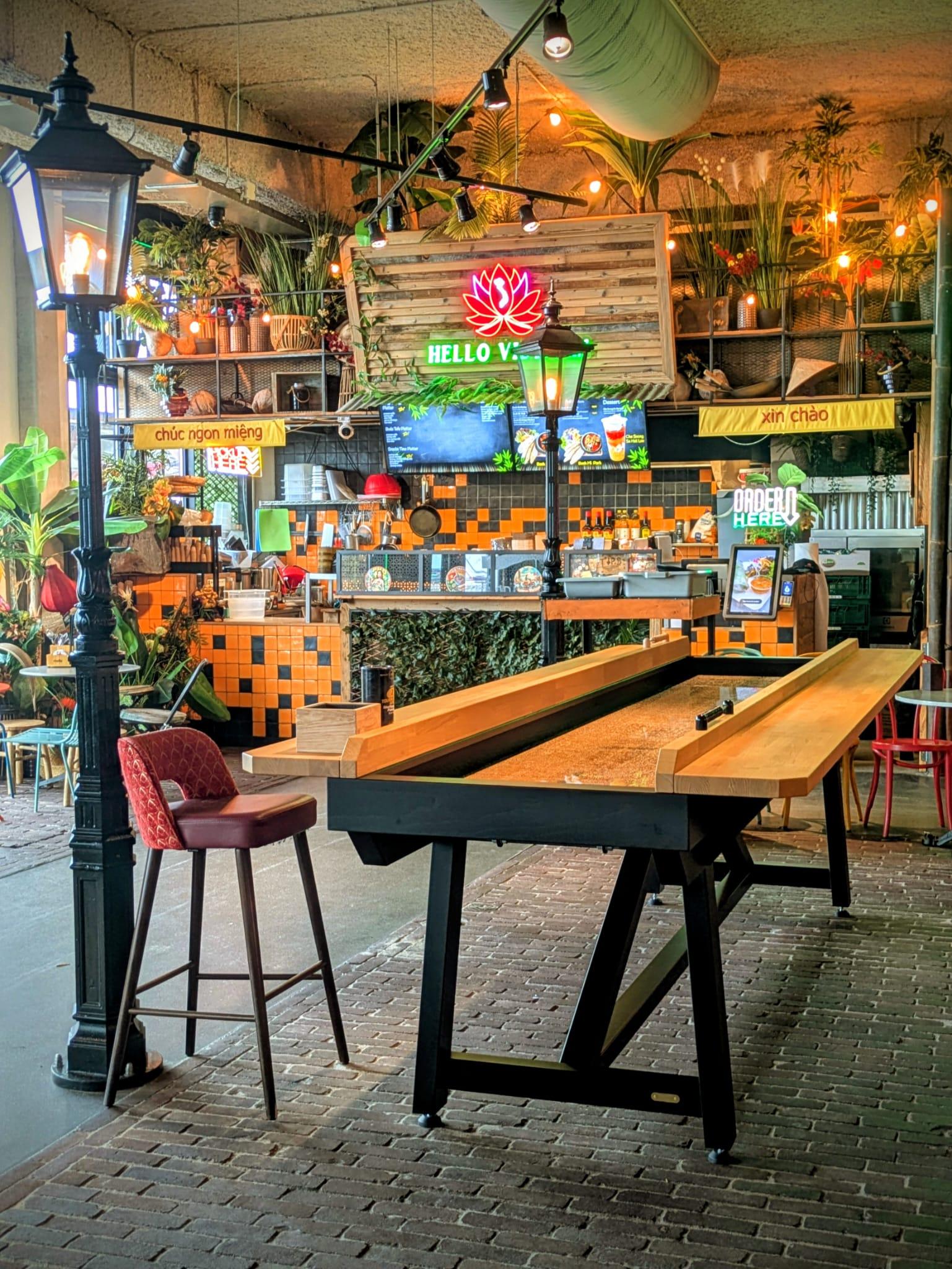 Foodhall Scheveningen Shuffly installation
